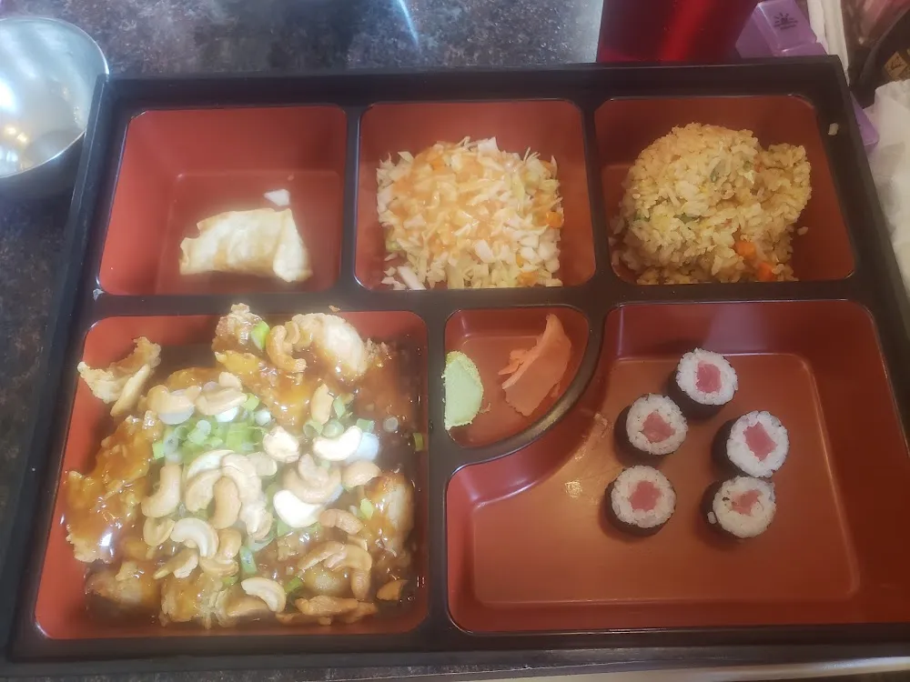 Cashew Chicken and Tuna Roll