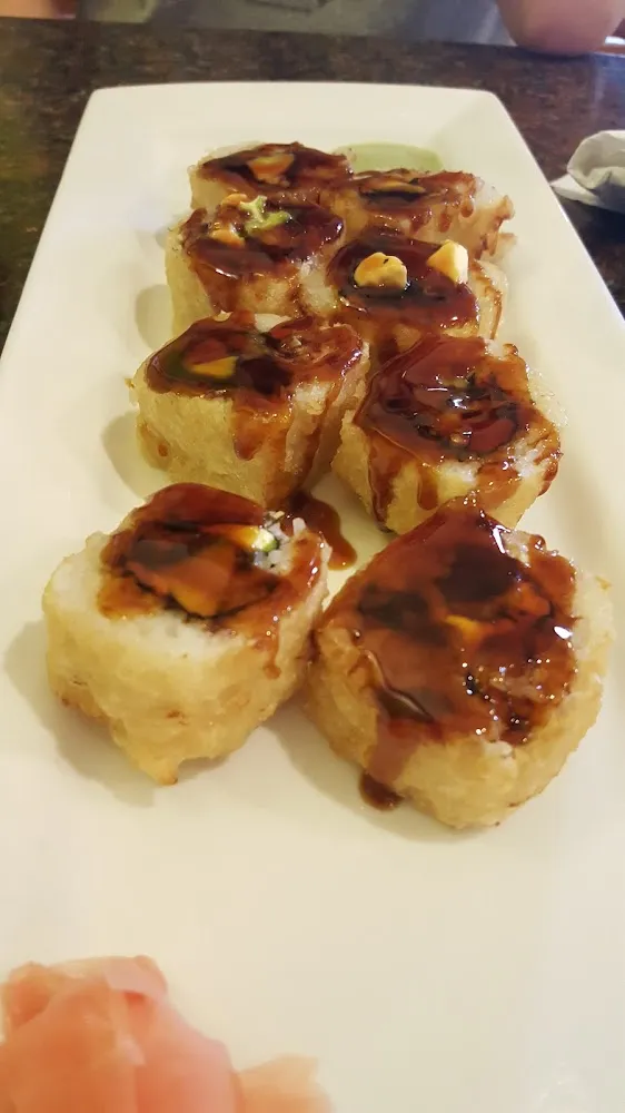 Sushi California Roll with Eel Sauce